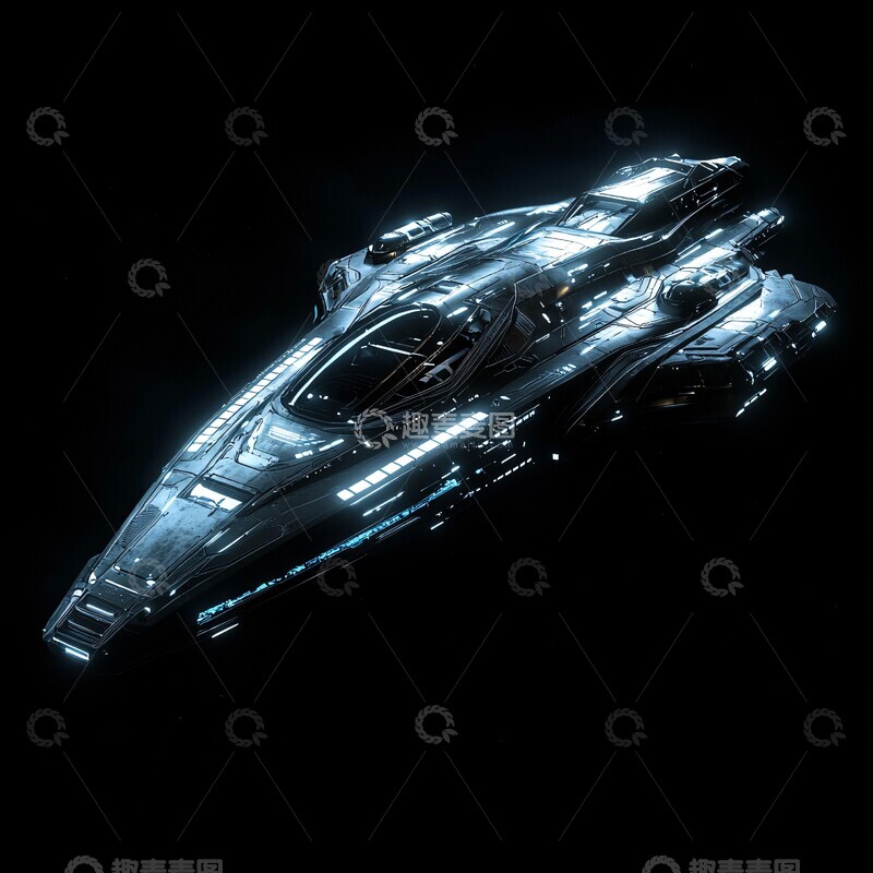 高清大图下载【趣麦麦图】未来运输飞船2