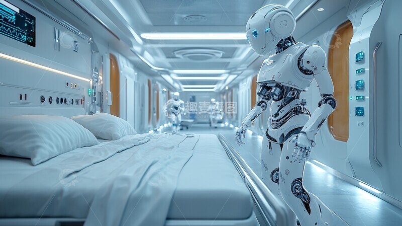 高清大图下载【趣麦麦图】床滑轨机械臂3