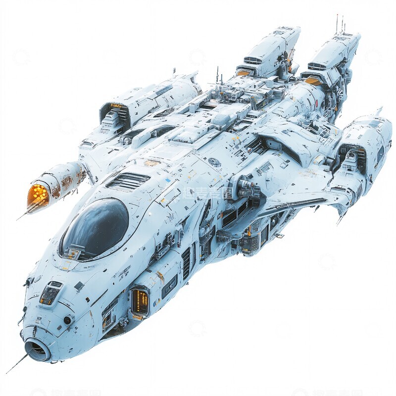高清大图下载【趣麦麦图】星际飞船未来感1