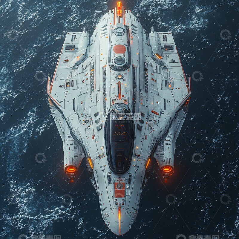 高清大图下载【趣麦麦图】太空探索船太空探索未来3