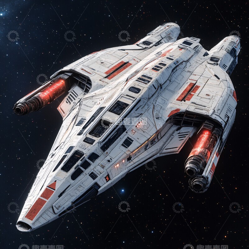 高清大图下载【趣麦麦图】形推进器飞船1
