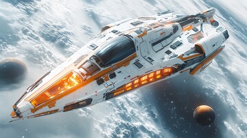 星际飞船全景窗