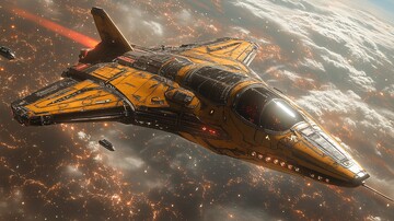 外星飞船降落星球1