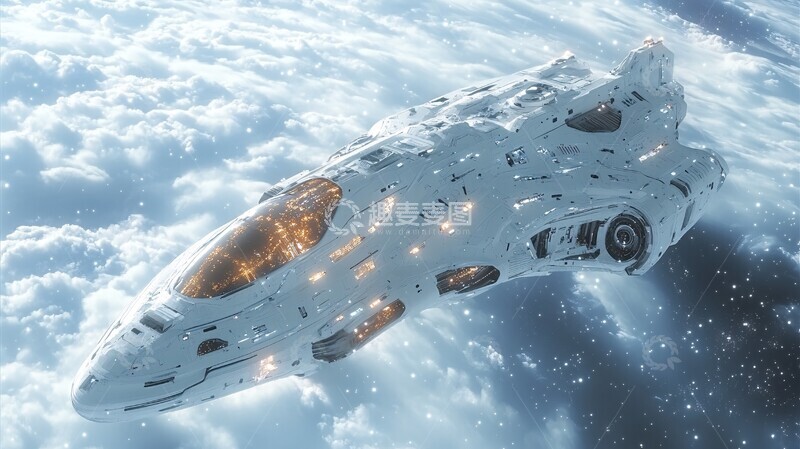 高清大图下载【趣麦麦图】星际飞船探索宇宙3
