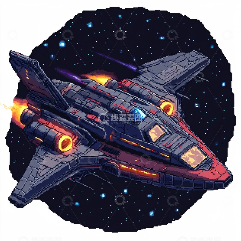 高清大图下载【趣麦麦图】经典太空船经典太空飞行器