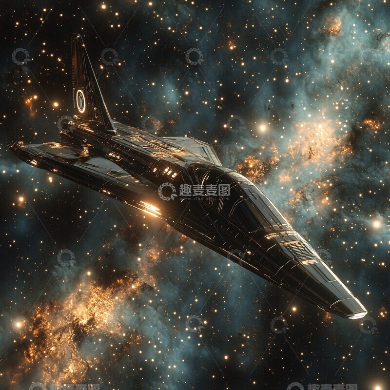 高清大图下载【趣麦麦图】星舰宇宙金属反射
