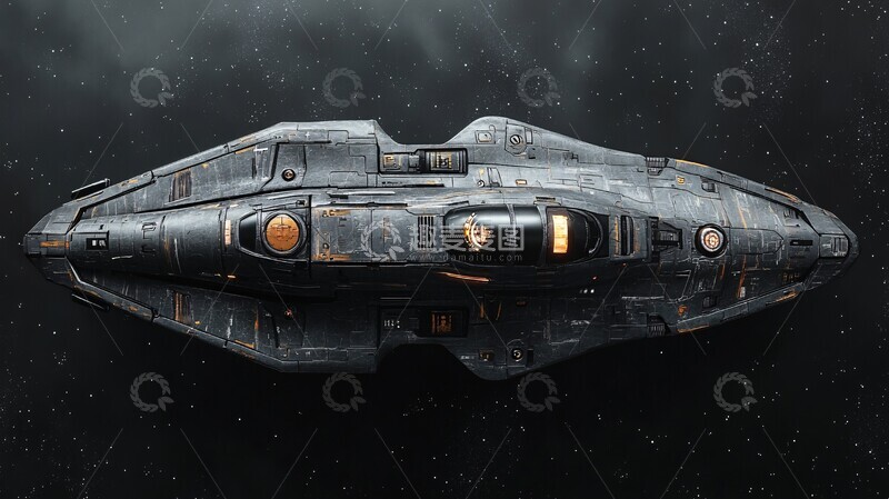 高清大图下载【趣麦麦图】太空船正面特写3