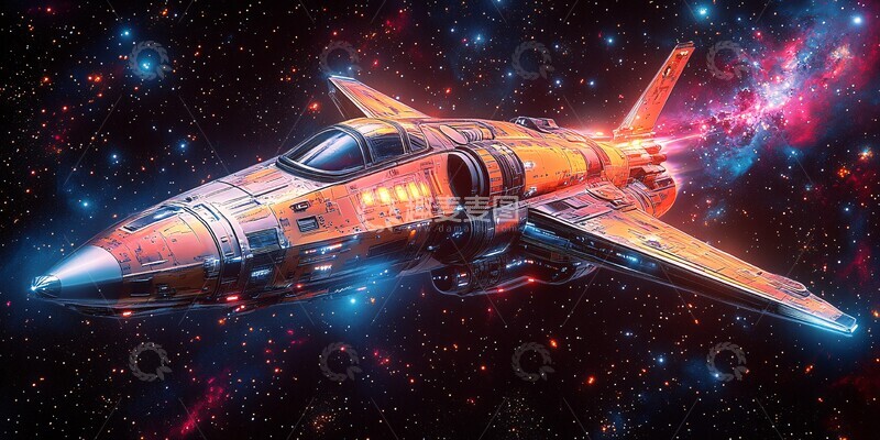 高清大图下载【趣麦麦图】星际飞船深空3