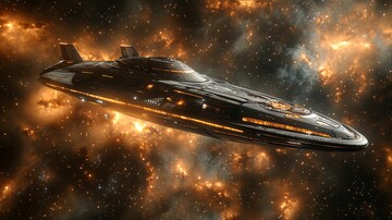 太空船穿越星空1