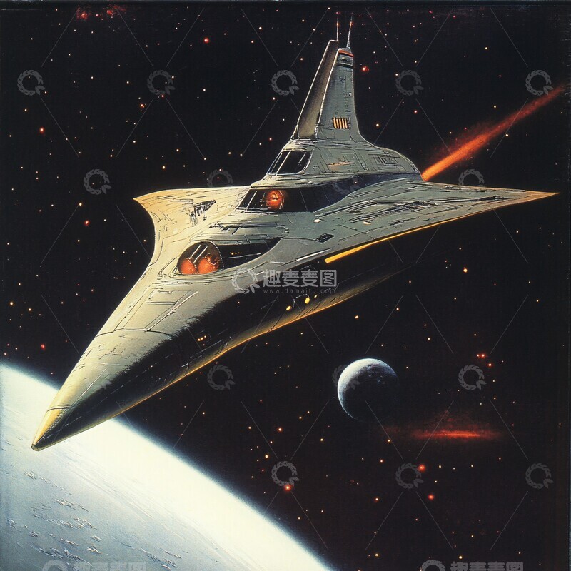 高清大图下载【趣麦麦图】攻击型太空飞船1
