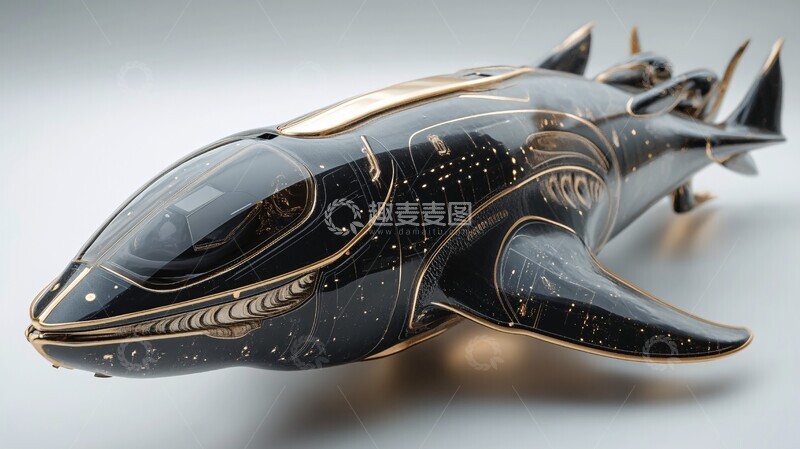 高清大图下载【趣麦麦图】鲸鱼基地太空船