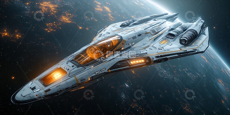 高清大图下载【趣麦麦图】未来太空飞船13