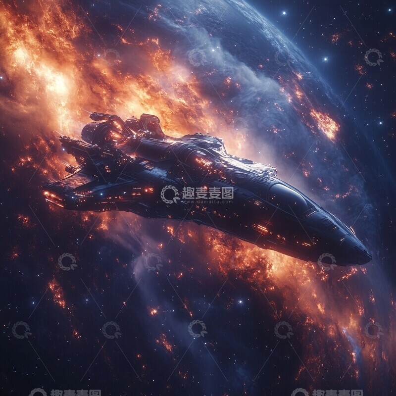 高清大图下载【趣麦麦图】太空探索与毁灭星球