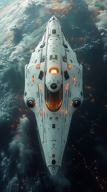 白飞船黑洞穿梭1