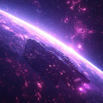 太空飞船与行星2