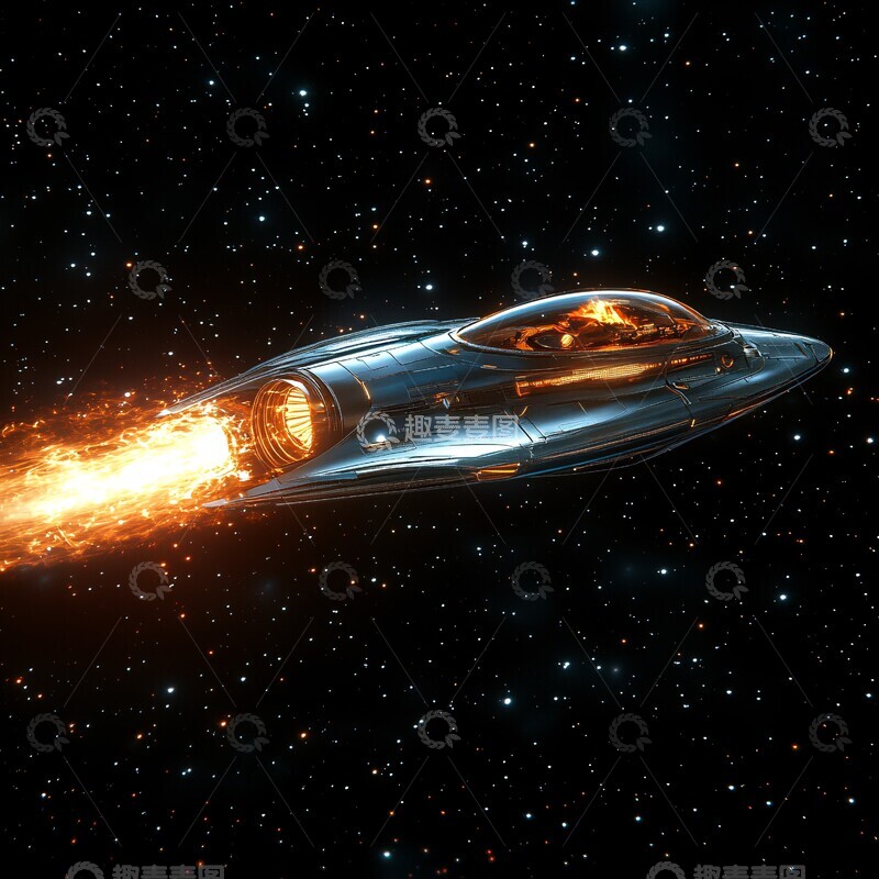 高清大图下载【趣麦麦图】未来太空飞船5