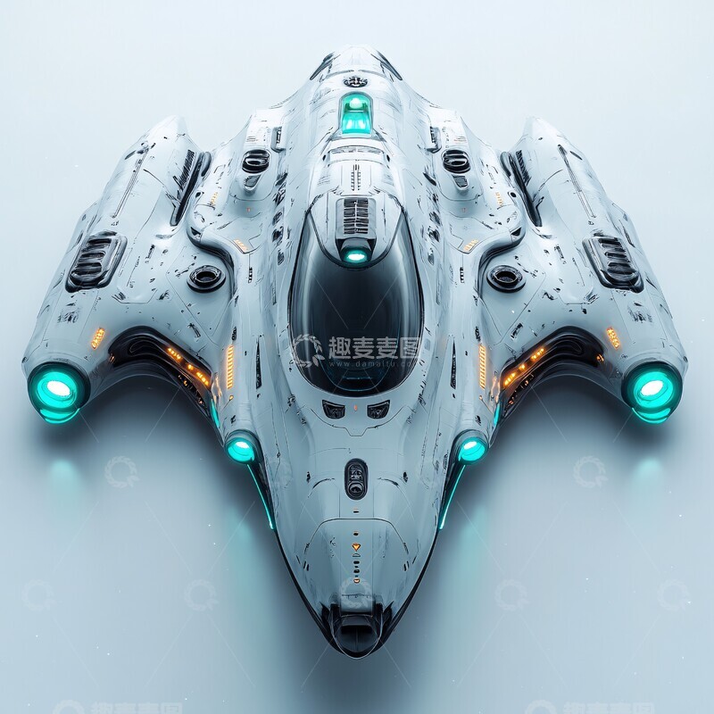 高清大图下载【趣麦麦图】未来太空飞船8