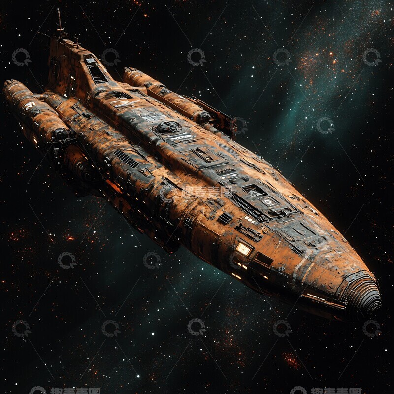 高清大图下载【趣麦麦图】锈迹斑驳的舰船