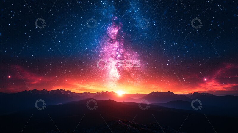 高清大图下载【趣麦麦图】星空夜景星空夜景星星2