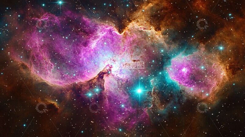 高清大图下载【趣麦麦图】星云与星空的色彩1
