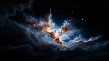 星云印象印象彩色薄雾