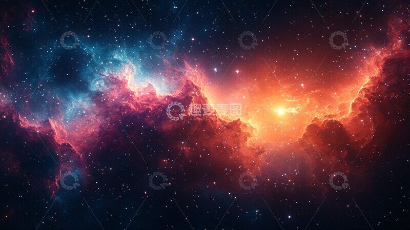 高清大图下载【趣麦麦图】星光复苏复苏宇宙空间1
