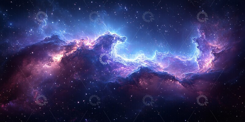 高清大图下载【趣麦麦图】宇宙星云图星云能量无限