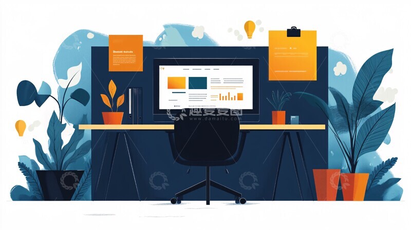 高清大图下载【趣麦麦图】办公用品管理界面