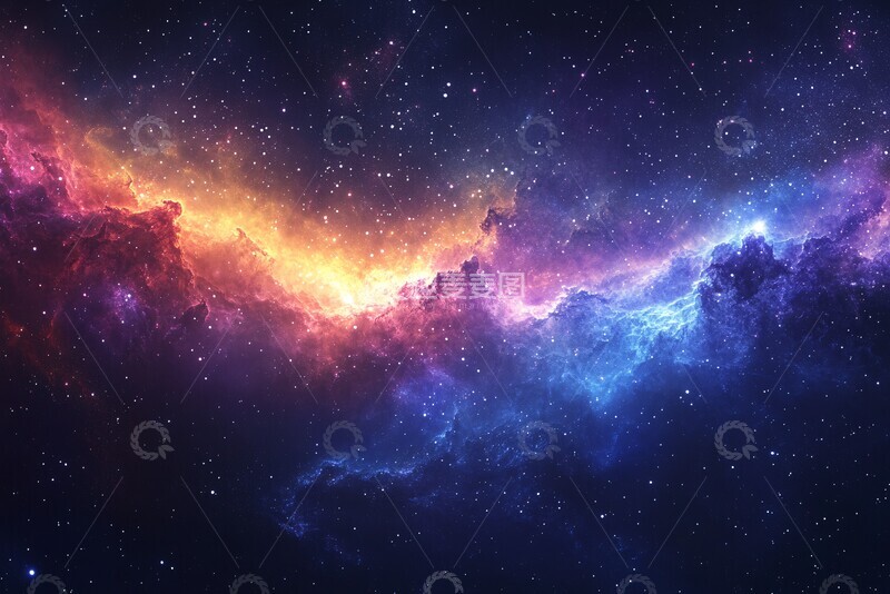 高清大图下载【趣麦麦图】星空与星云星空星云宇宙