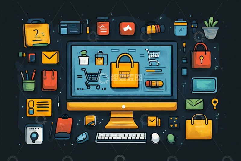 高清大图下载【趣麦麦图】电商网站界面图1
