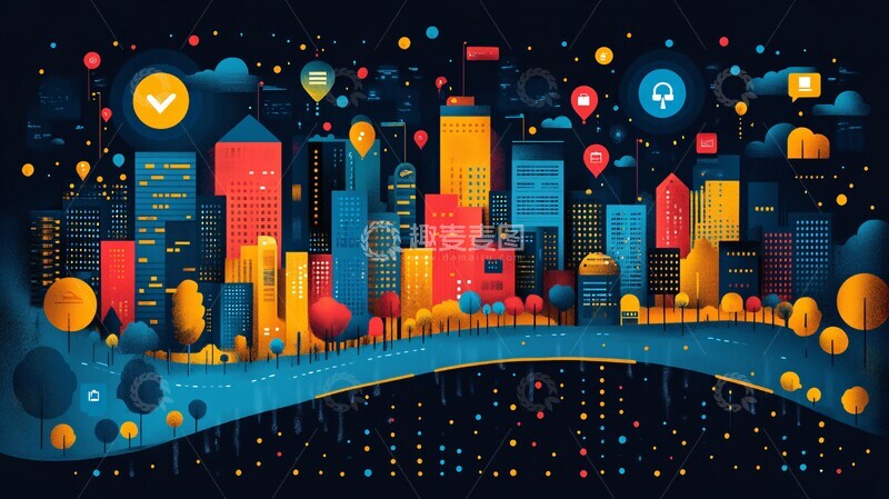 高清大图下载【趣麦麦图】购买旅程示意图2