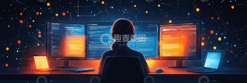 高清大图下载【趣麦麦图】工程师的一天