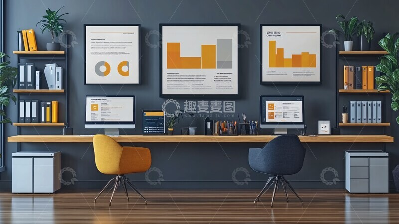 高清大图下载【趣麦麦图】办公用品管理界面2