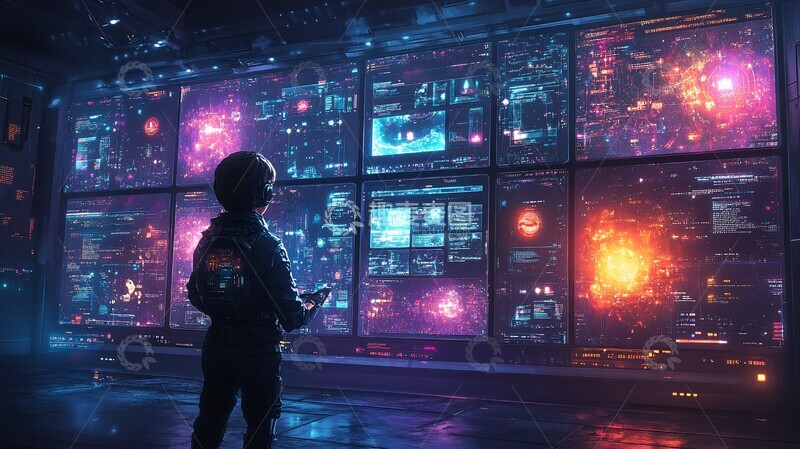 高清大图下载【趣麦麦图】数字创意制作展示