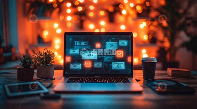 高清大图下载【趣麦麦图】商业成功笔记本