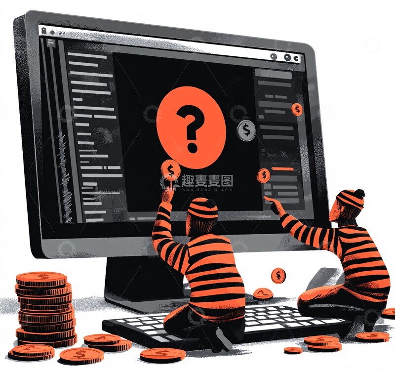 高清大图下载【趣麦麦图】电脑锁屏与警示1