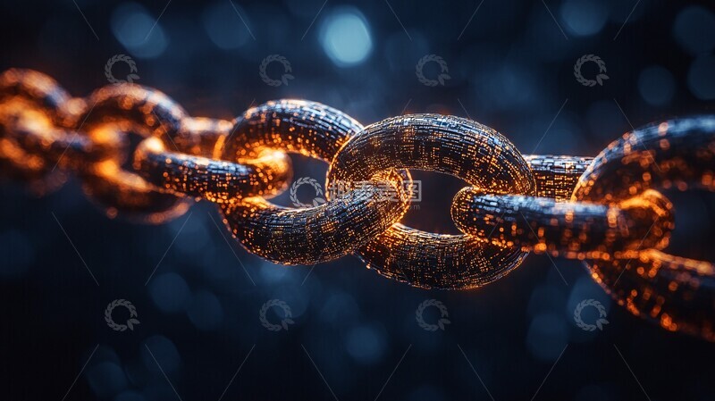 高清大图下载【趣麦麦图】区块链资产化发展1