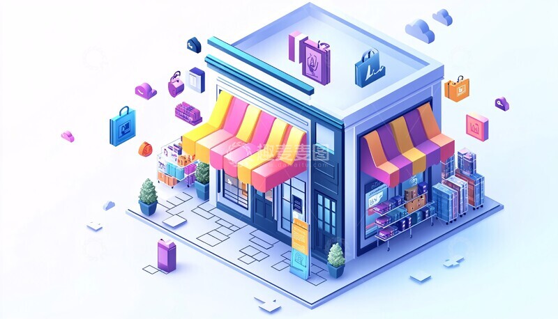 高清大图下载【趣麦麦图】数字营销平台设计1