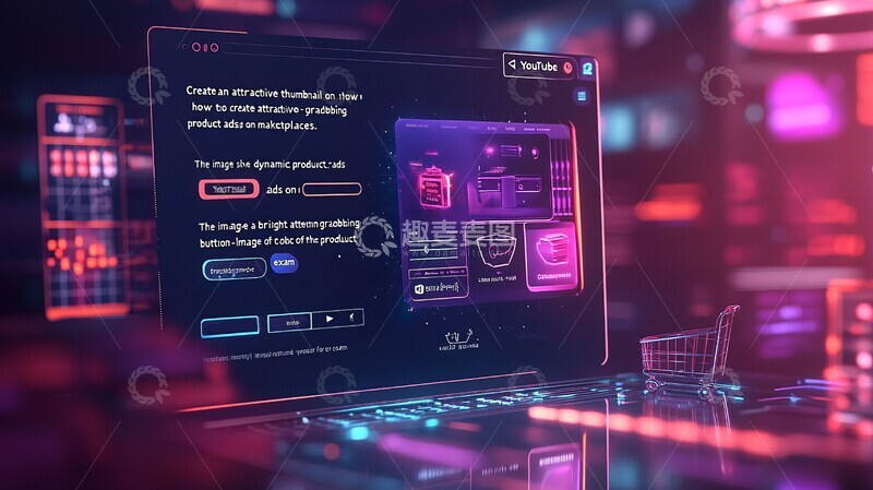 高清大图下载【趣麦麦图】产品广告创意设计1