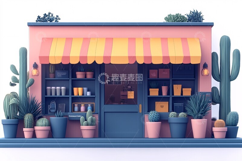 高清大图下载【趣麦麦图】电商色彩插画2