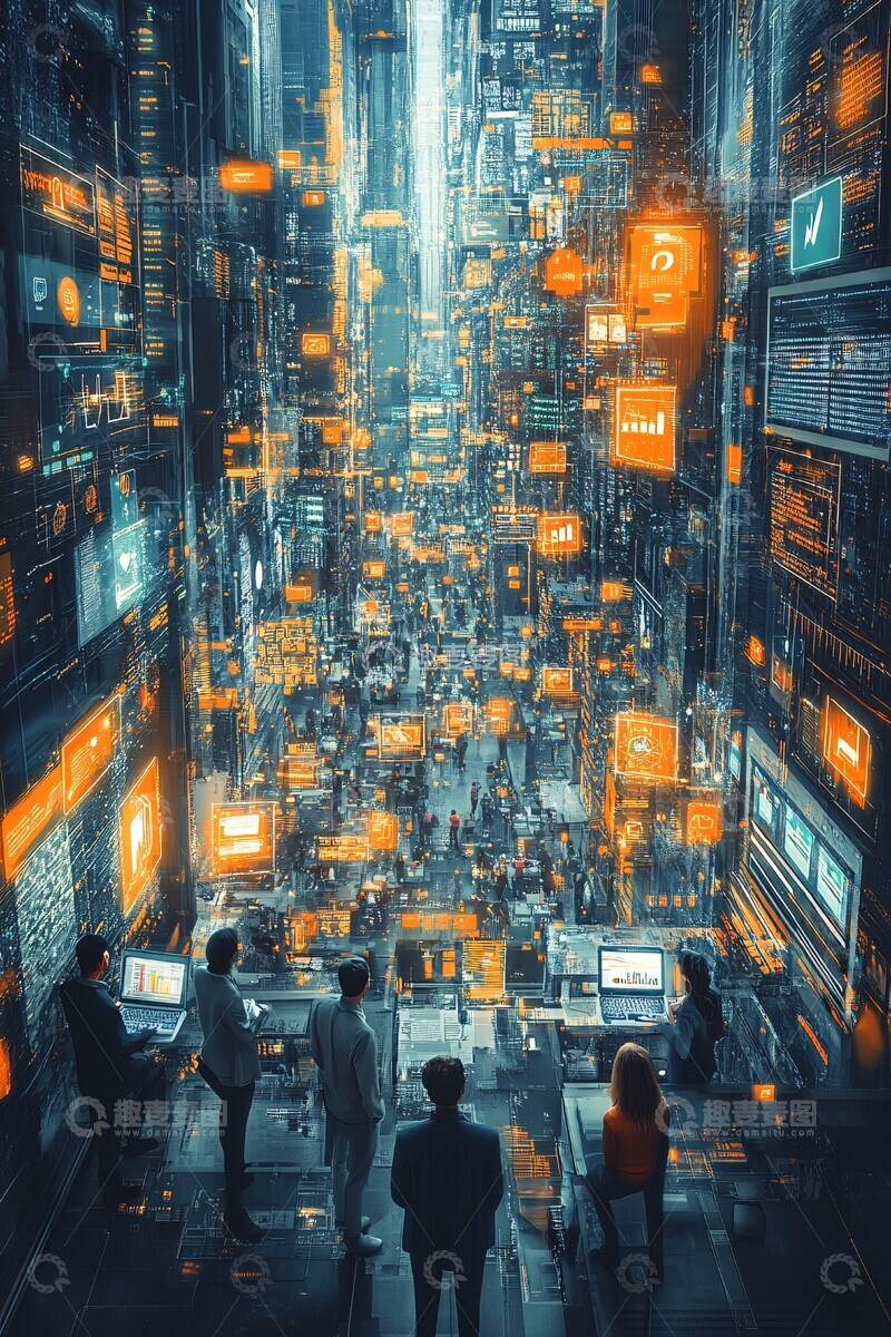 高清大图下载【趣麦麦图】数字营销职业图