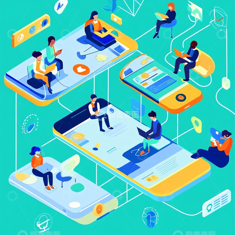 高清大图下载【趣麦麦图】智能手机社交互动