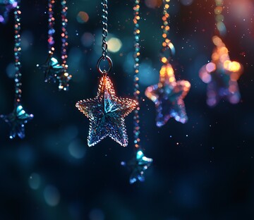 科技风冬日装饰