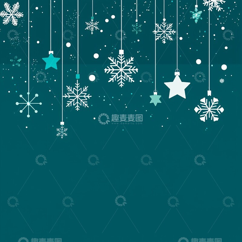 高清大图下载【趣麦麦图】连接科技圣诞卡2