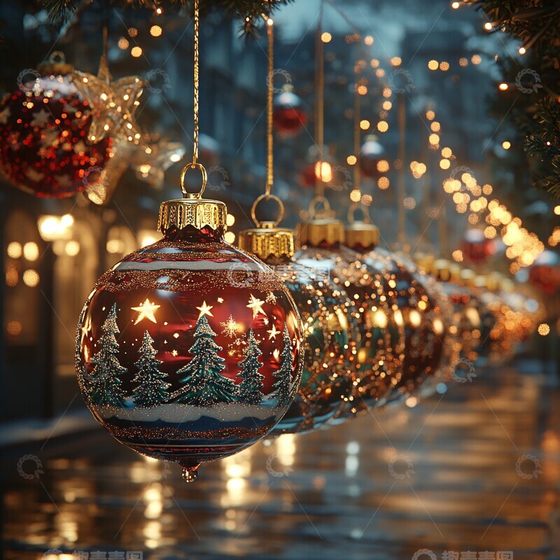 圣诞装饰悬挂空间