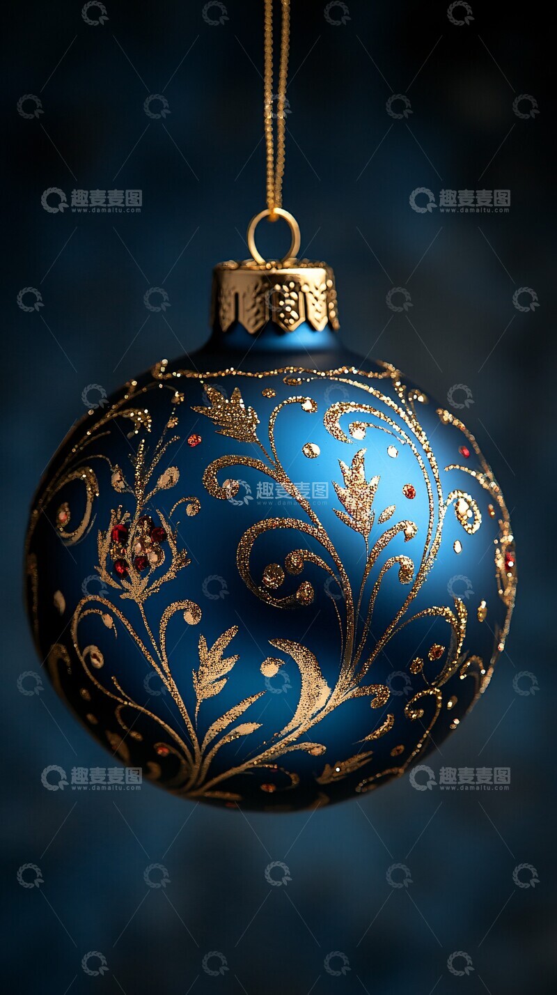 高清大图下载【趣麦麦图】圣诞球与节日装饰3