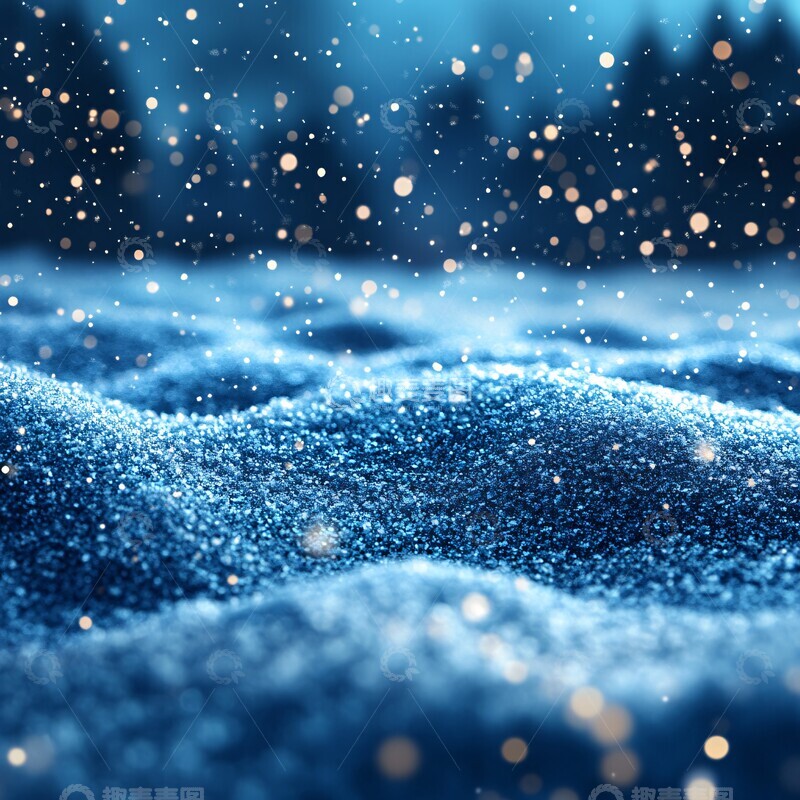雪景背景图背景下雪横幅1