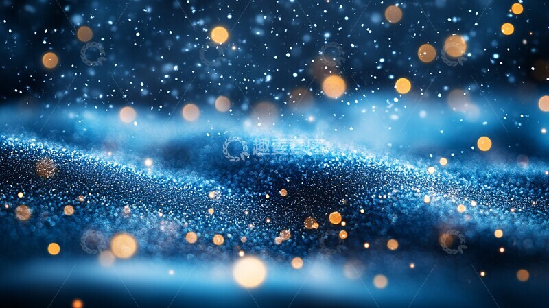 高清大图下载【趣麦麦图】皇家蓝雪花壁纸2