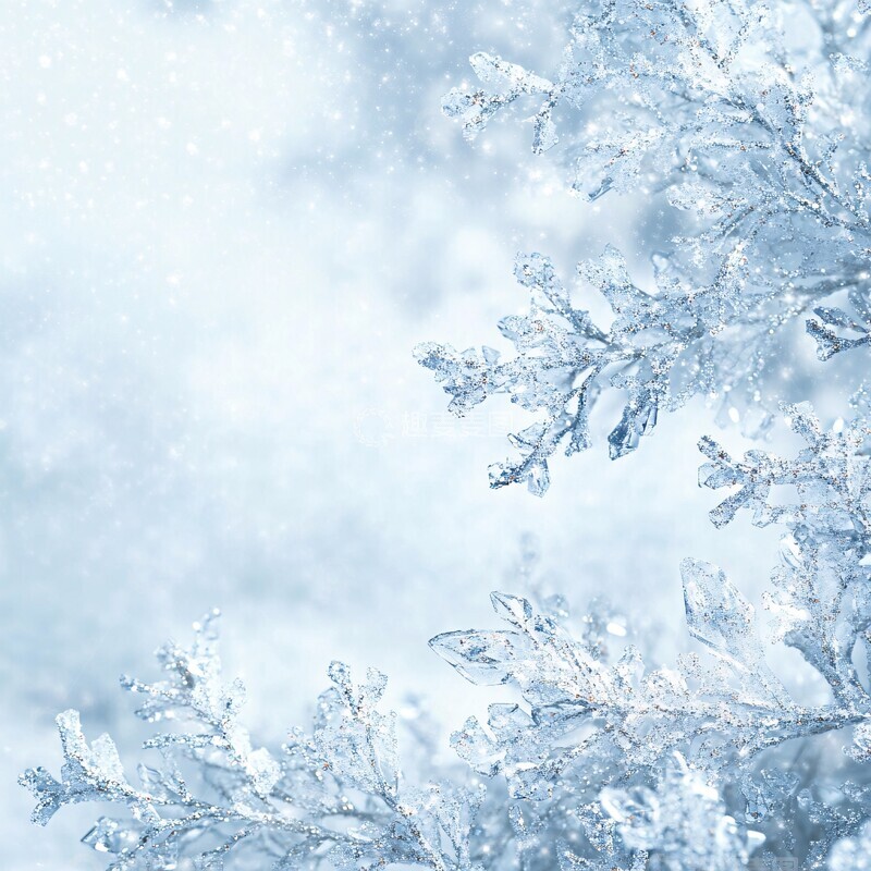 高清大图下载【趣麦麦图】冬雪圣诞背景1
