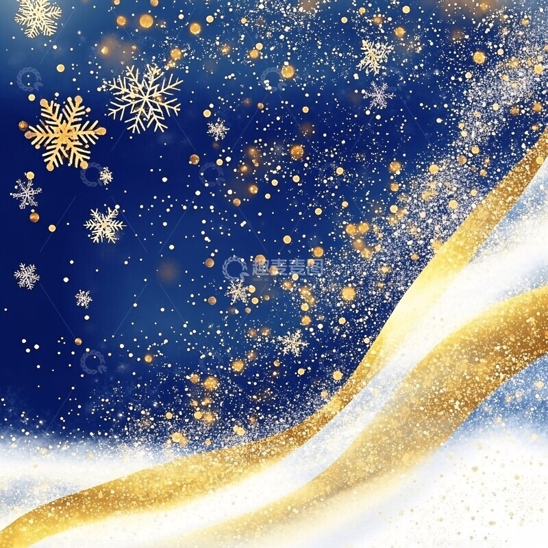 高清大图下载【趣麦麦图】冬日舞会背景3